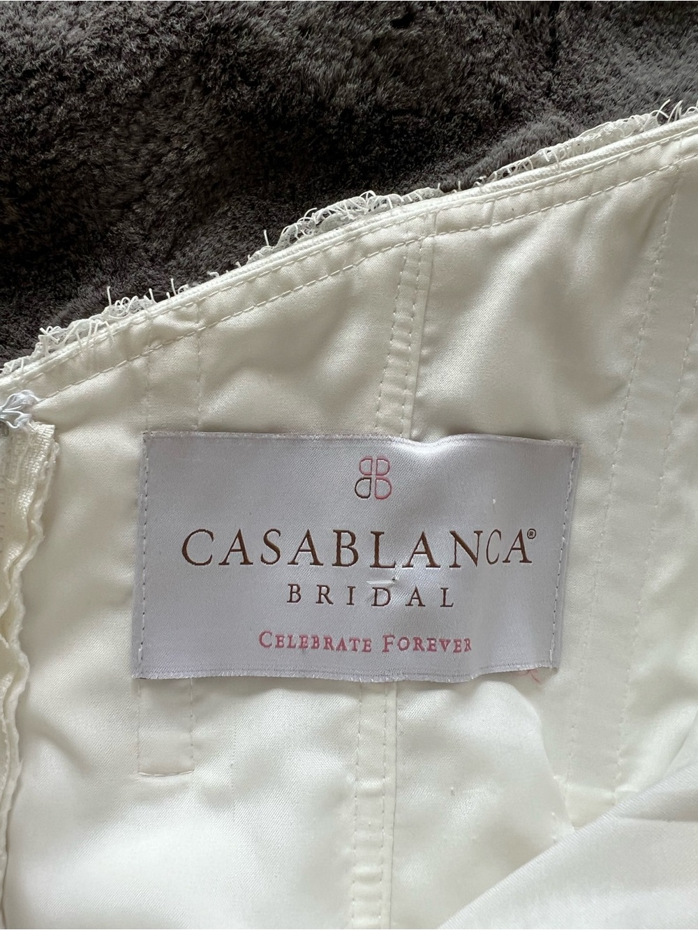 Casablanca Bridal Elegant Ivory Wedding Dress
